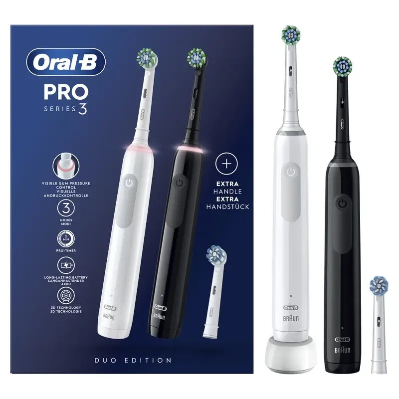 Oral-B Braun Cepillo De Dientes Eléctrico Pro Duo Blanco/Negro