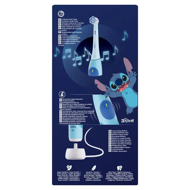 Oral B Braun Cepillo Io2 Jr Stitch  , 1 unidad