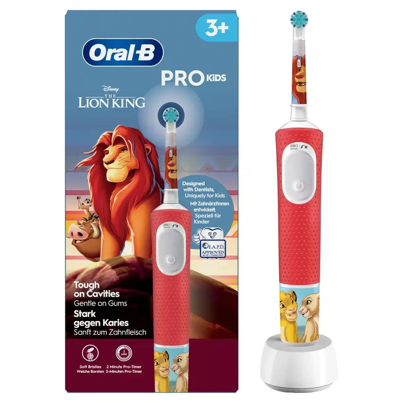 Oral-B Braun Pro Kids El Rey León Cepillo De Dientes Eléctrico Diseñado Por Braun