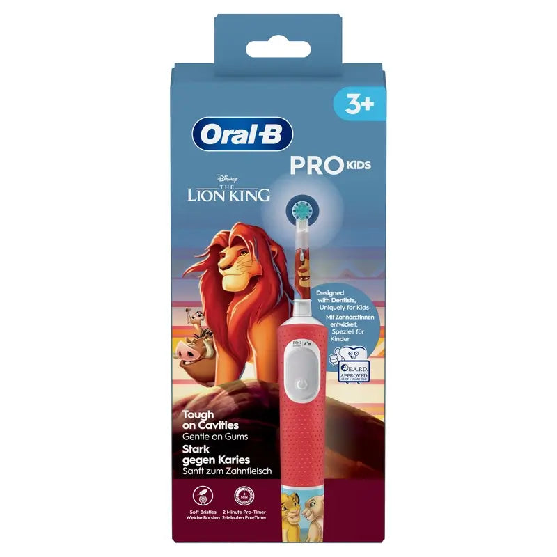 Oral-B Braun Pro Kids El Rey León Cepillo De Dientes Eléctrico Diseñado Por Braun