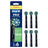 Oral-B Braun Recambio Cross Action Negro, 4 unidades
