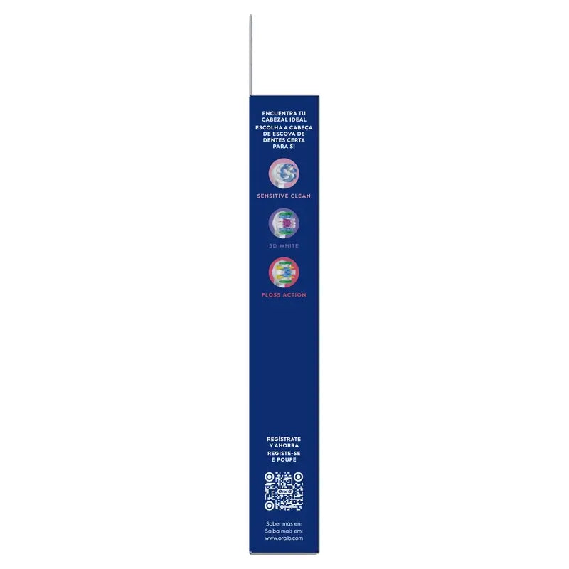 Oral-B Braun Recambio Cross Action Negro, 4 unidades
