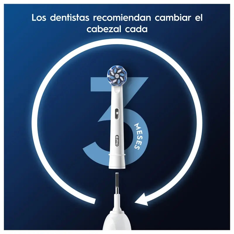 Oral-B Braun Recambio Sensitive Clean, Pack De, 6+2 unidades