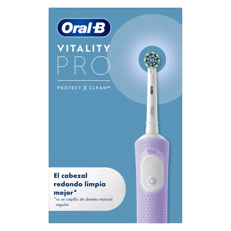 Oral-B Braun Vitality Pro Cepillo Eléctrico Morado, 1 unidades