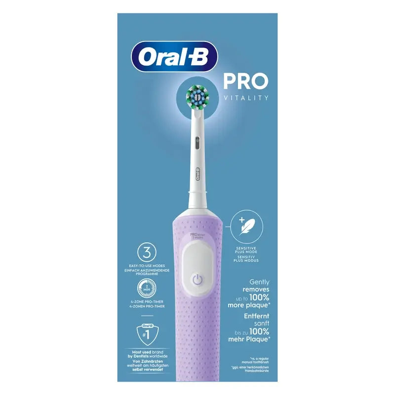Oral-B Braun Vitality Pro Cepillo Eléctrico Morado, 1 unidades