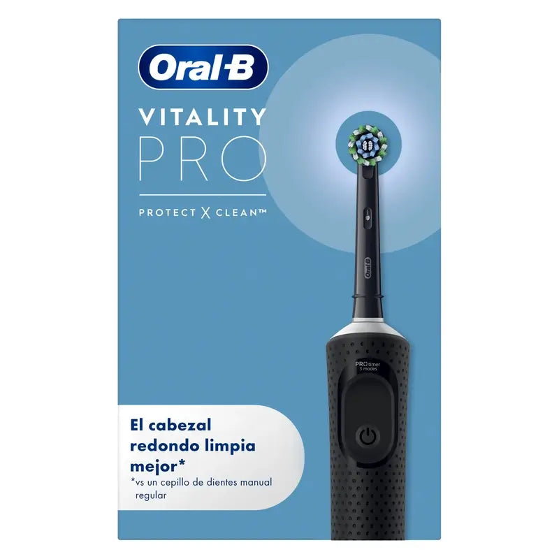 Oral-B Braun Vitality Pro Cepillo Eléctrico Negro, 1 unidad