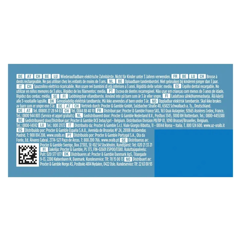 Oral-B Braun Vitality Pro Cepillo Eléctrico Negro, 1 unidad