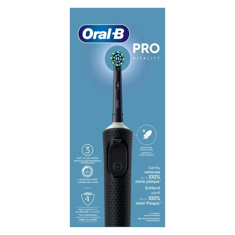 Oral-B Braun Vitality Pro Cepillo Eléctrico Negro, 1 unidad