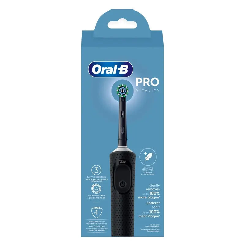 Oral-B Braun Vitality Pro Cepillo Eléctrico Negro, 1 unidad