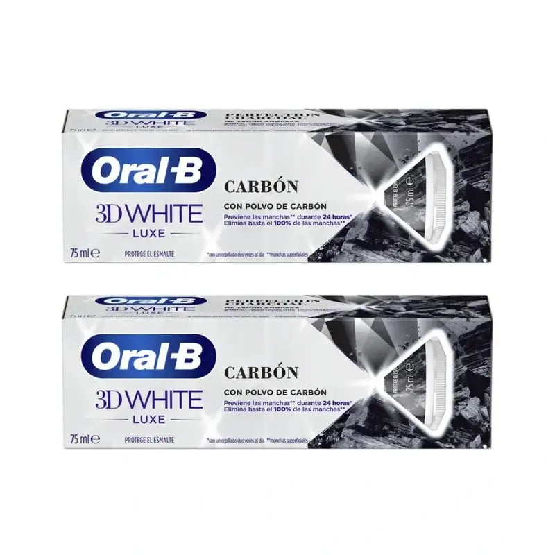 Oral-B Carbón Pasta Dentífrica , 2X75 Ml