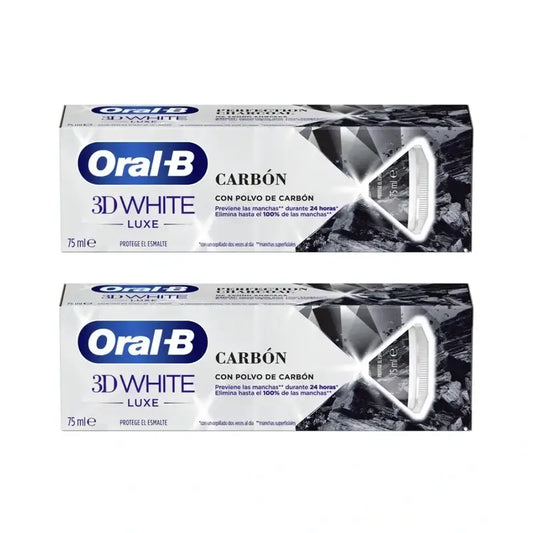 Oral-B Carbón Pasta Dentífrica , 2X75 Ml