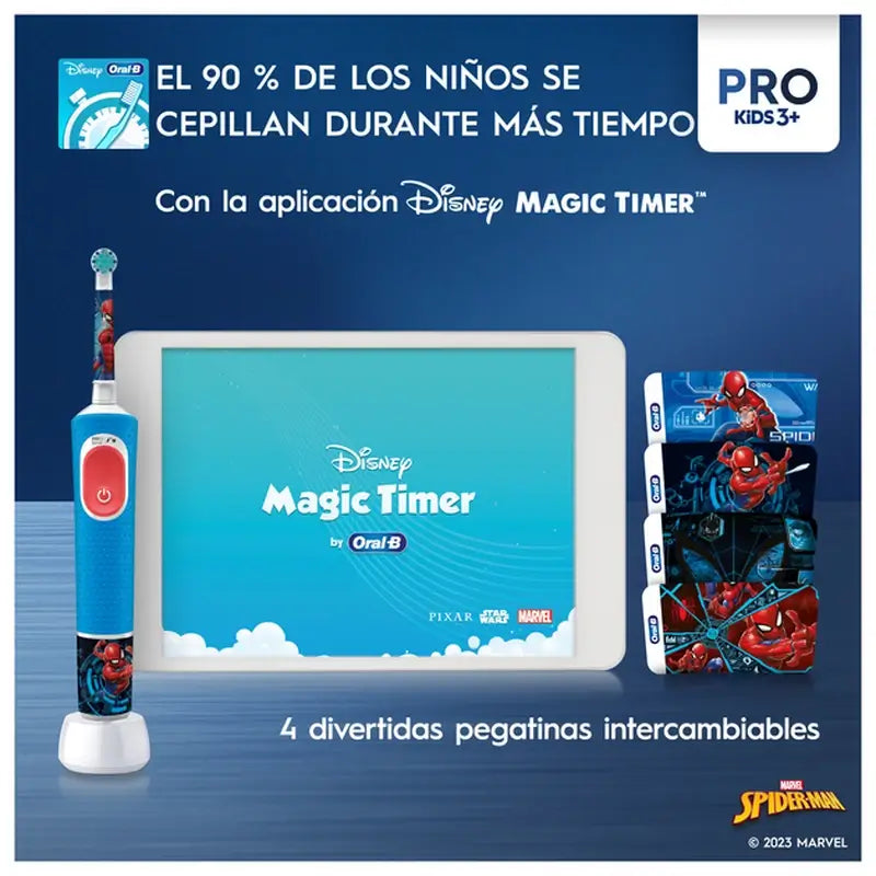 Oral-B Cepillo Recargable Vitality Kids Box Spiderman