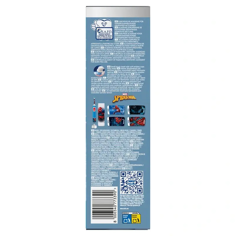 Oral-B Cepillo Recargable Vitality Kids Box Spiderman