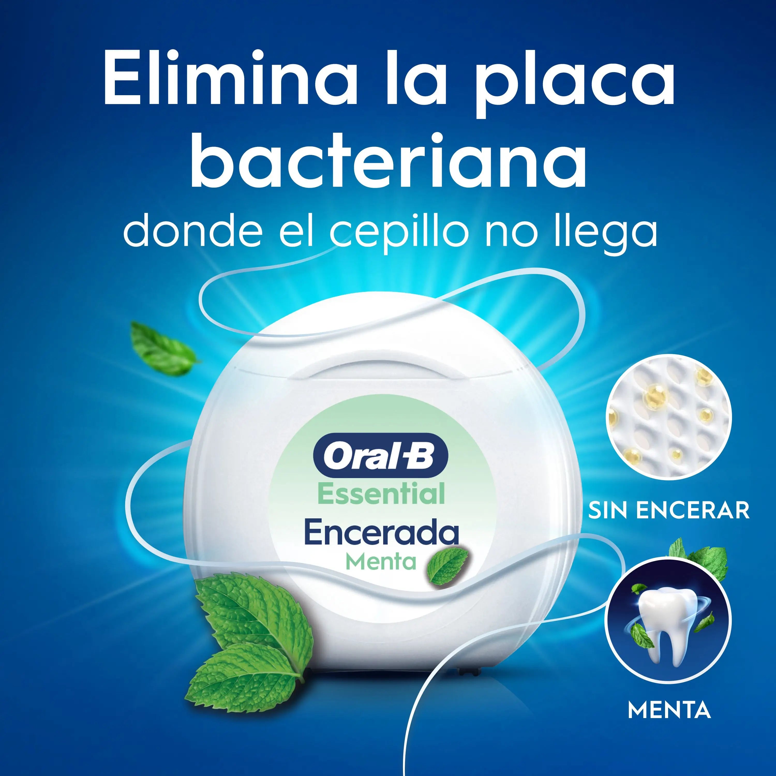 Oral-B Essencial Floss Cera/Menta 50 mt
