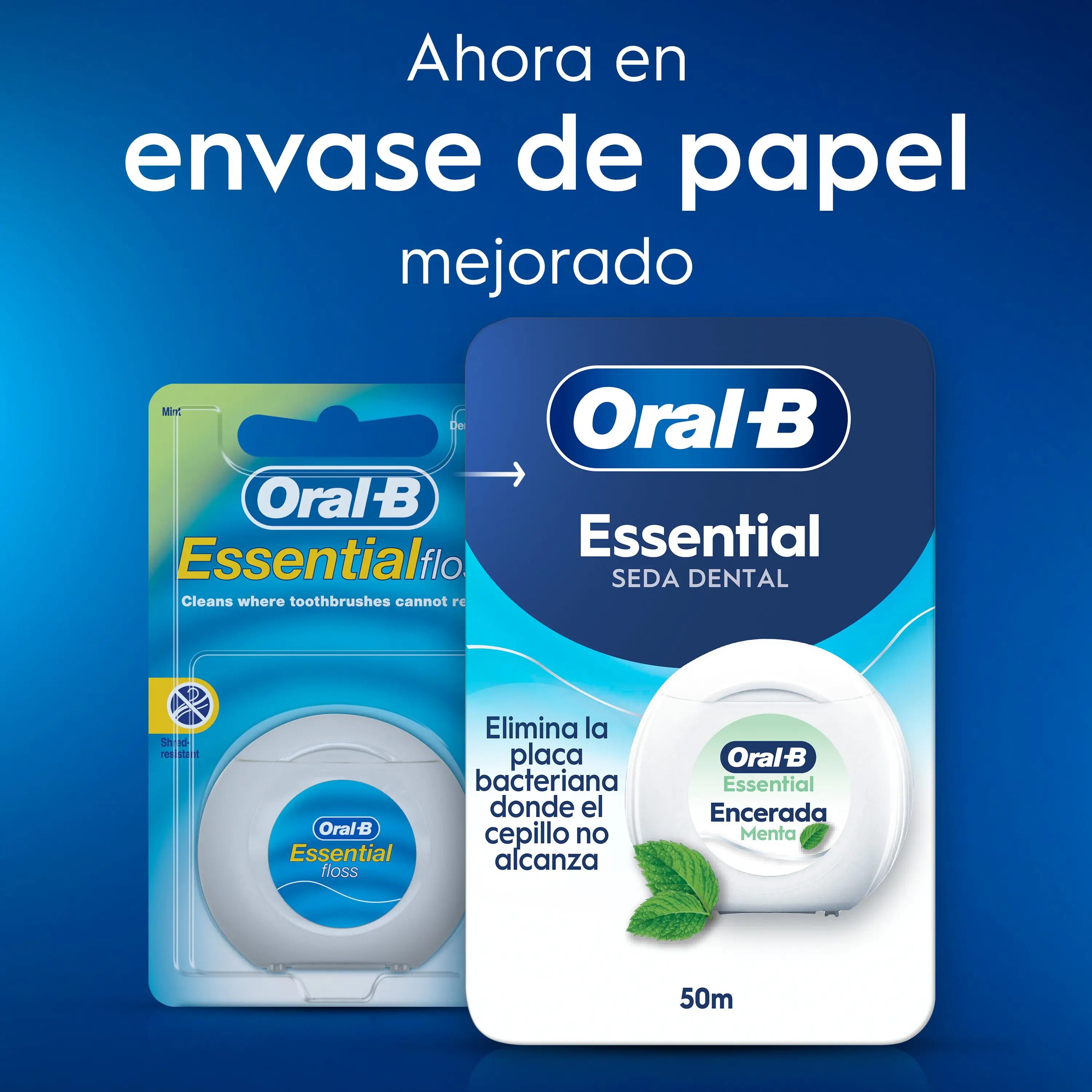 Oral-B Essencial Floss Cera/Menta 50 mt