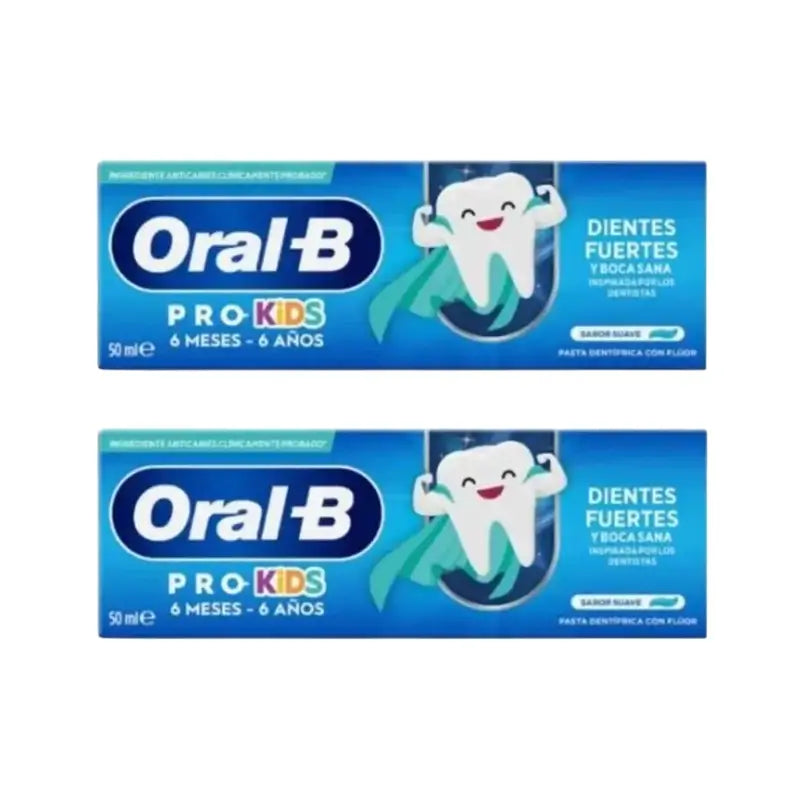 Oral-B Kids Pasta Dentífrica 2X50Ml, +6Meses