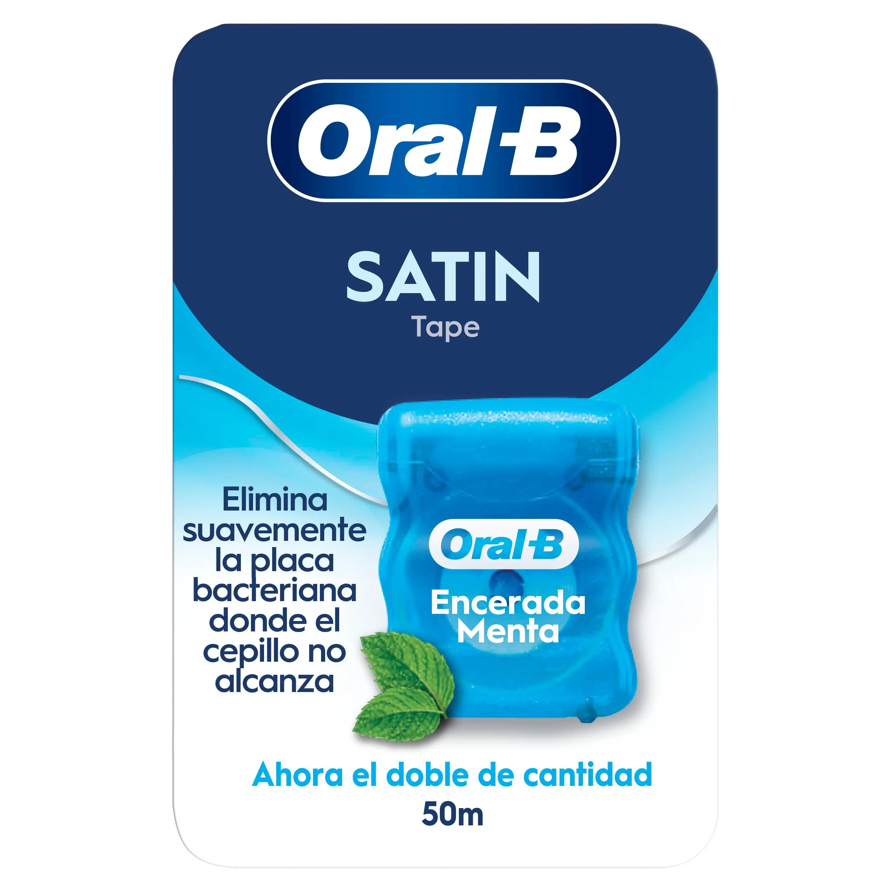 Oral-B Satin Tape Menta 50 metros