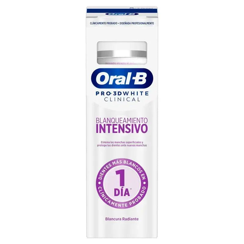 Oral-B Pasta 3Dw Blancura Radiante , 75 ml, pack 2