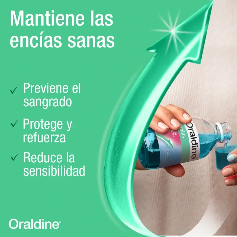 Oraldine Encías Colutorio de Uso Diario Anti-Gingivitis, 400 ml