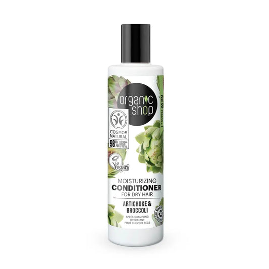 Organic Shop Acondicionador Hidratante Para Cabello Seco Alcachofa Y Brócoli De Organic Shop, 280 Ml