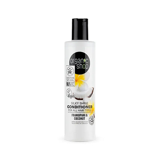 Organic Shop Acondicionador Para Todo Tipo De Cabello Franchipán Y Coco, 280 Ml