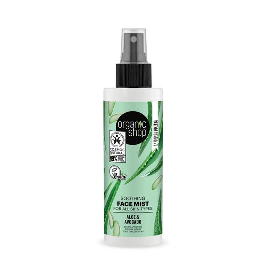 Organic Shop Bruma Facial Calmante Para Todo Tipo De Piel Aguacate Y Aloe De Organic Shop, 150 Ml