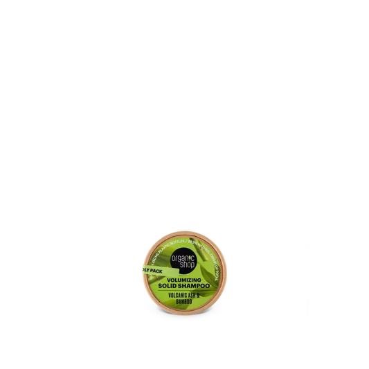 Organic Shop Champú Sólido Voluminizador Cenizas Volcánicas Y Bambú, 60 G