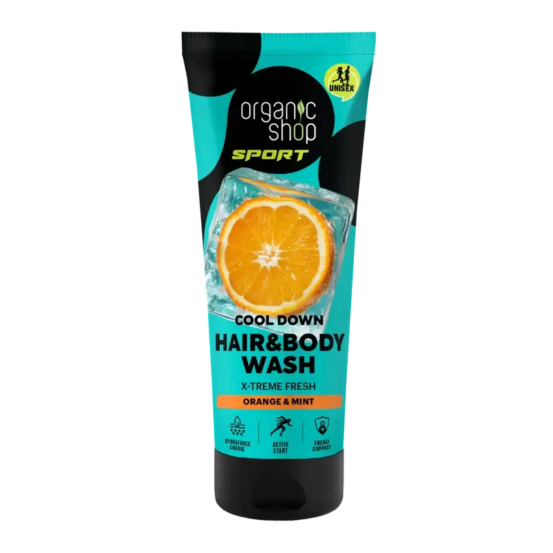 Organic Shop Gel De Ducha Y Champú Refrescante X-Treme Fresh, 200 Ml