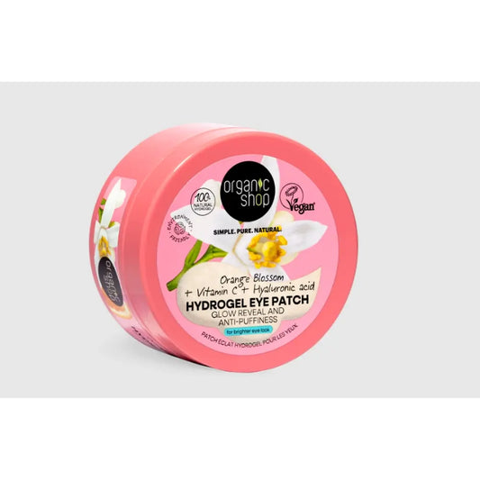 Organic Shop Parches De Hidrogel Iluminadores Y Antihinchazón Para El Contorno De Los Ojos , 60 unidades