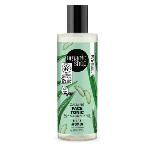 Organic Shop Tónico Facial Calmante Para Todo Tipo De Piel Aguacate Y Aloe De Organic Shop, 150 Ml