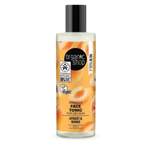 Organic Shop Tónico Facial Milagroso Para Piel Seca Albaricoque Y Mango De Organic Shop, 150 Ml