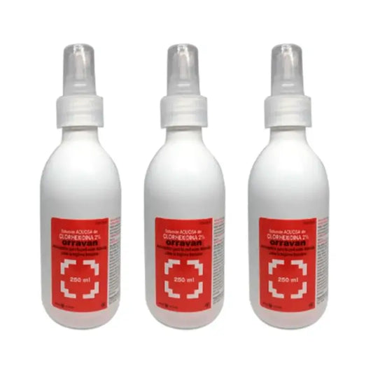 Orravan Triplo Clorhexidina 2% Solución Acuosa 3 x 250 ml