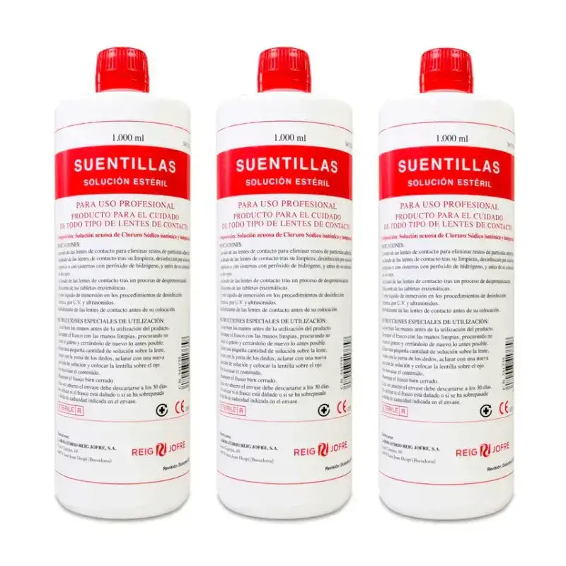 Orravan Triplo Suentillas Solución Única Para Lentillas 3 x 1 L