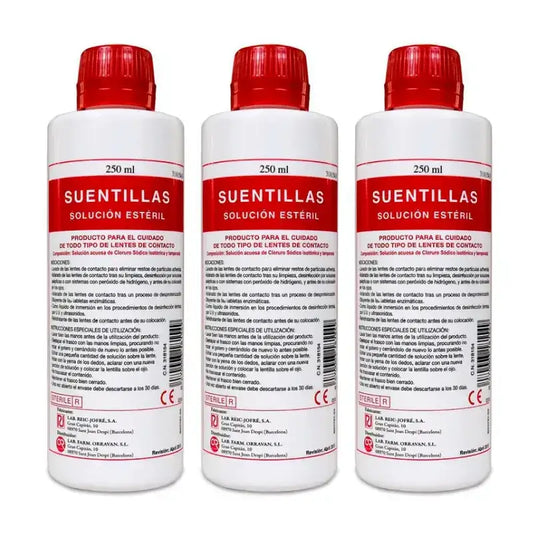Orravan Triplo Suentillas Solución Única Para Lentillas 3 x 250 ml