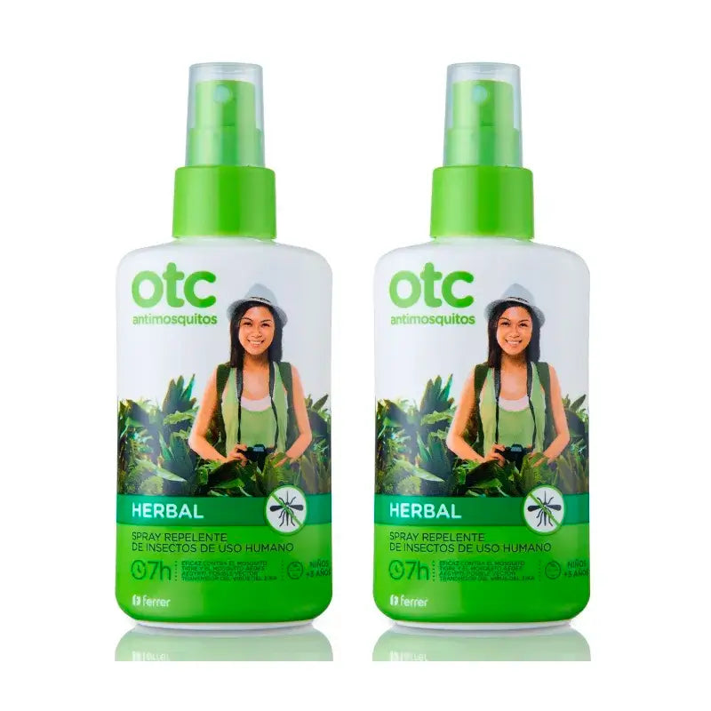 OTC Antimosquitos Herbal Spray Repelente de Insectos , Pack 2 x 100 ml