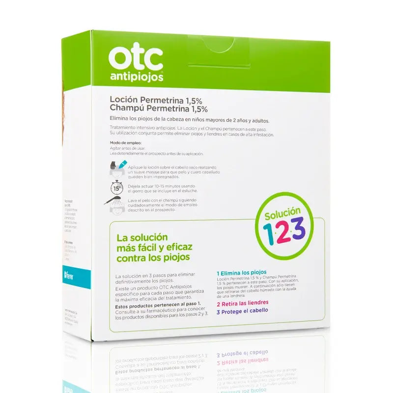 Otc Antipiojos Pack Permetrina Antipiojos y Liendres 1,5%