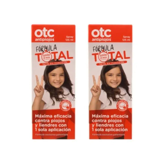 OTC Antipiojos Spray Fórmula Total Pack 2 x 125 ml