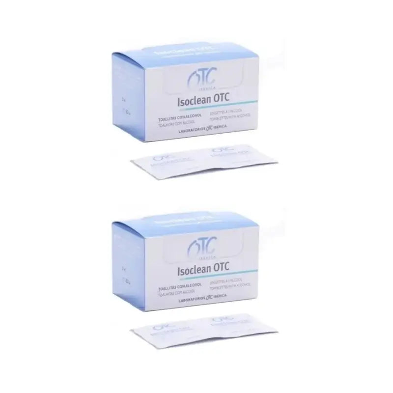 Otc Isoclean Toallitas Con Alcohol, 2X50 Unidades