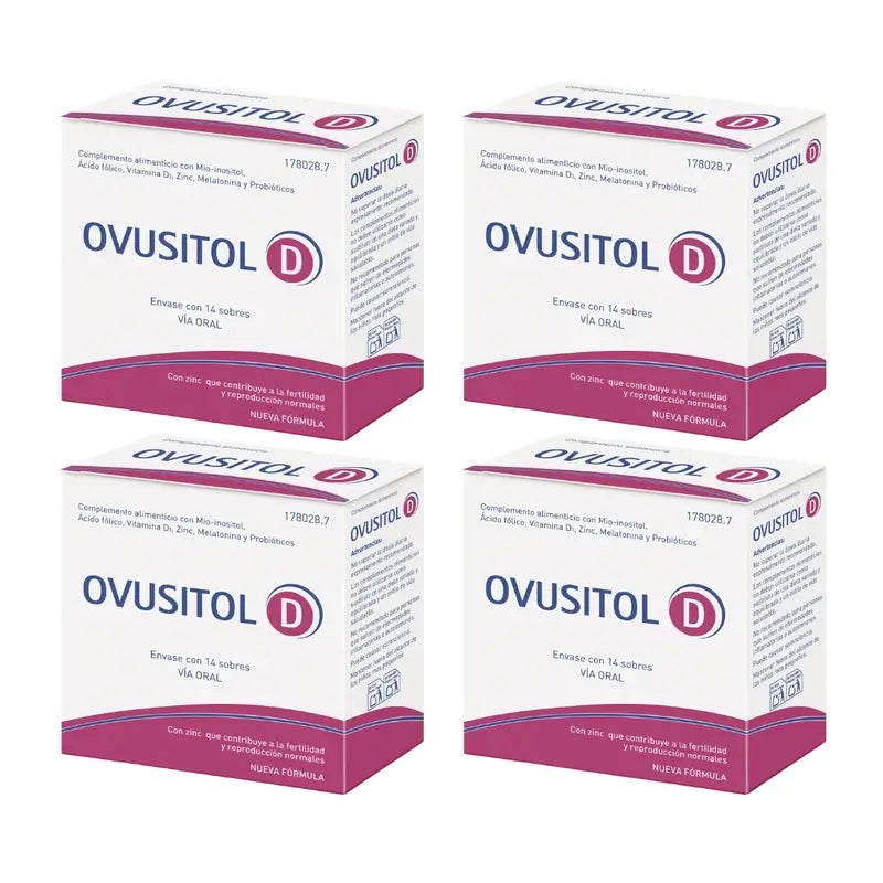 Ovusitol D, Pack 4 x 14 Sobres