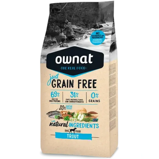 Ownat Just Canine Adult Grain Free Trucha 14Kg