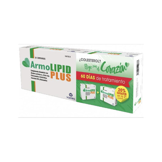 Armolipid Duplo 2ª Und Al 20% Complemento Alimenticio , 2x30 comprimidos