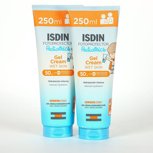 ISDIN Pediatrics Fotoprotector Gel Crema SPF 50+  2 x 250 ml
