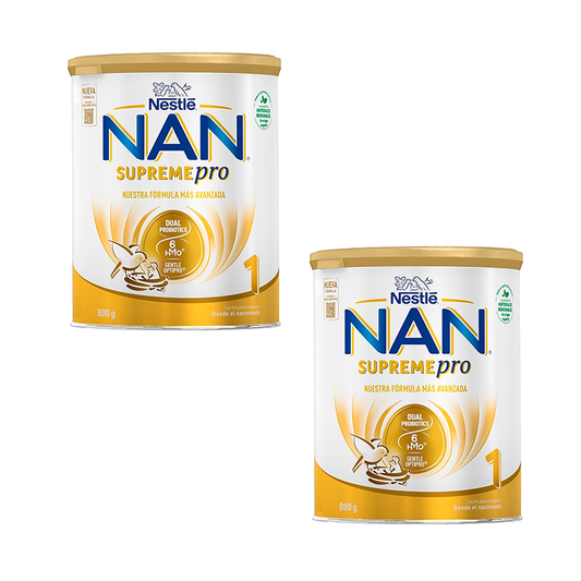 Nestlé Nan SupremePRO 1 Leche En Polvo, 2X800 gr