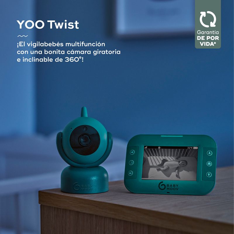 Babymoov Vigilabebés De Vídeo Motorizado Yoo-Twist