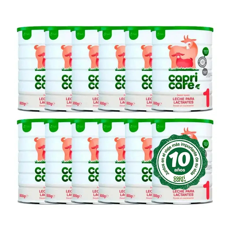 Capricare 1 Leche para Lactantes, Pack 12 X 800 gr