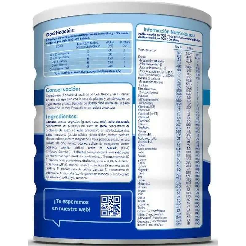 Nutribén Natal Pro-Alfa Leche Inicio, 12 X 400 gr