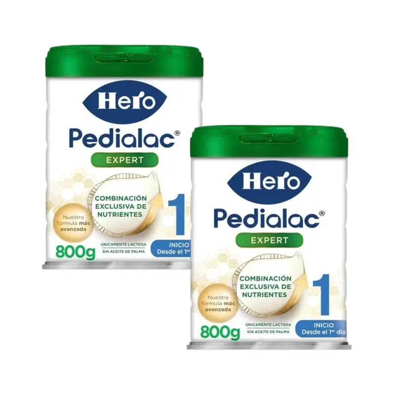 Hero Baby Leche De Inicio Pedialac 1, Pack 2 X 800 gr