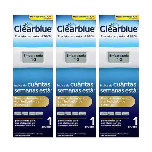Clear blue hasta cuantas semanas detecta sale