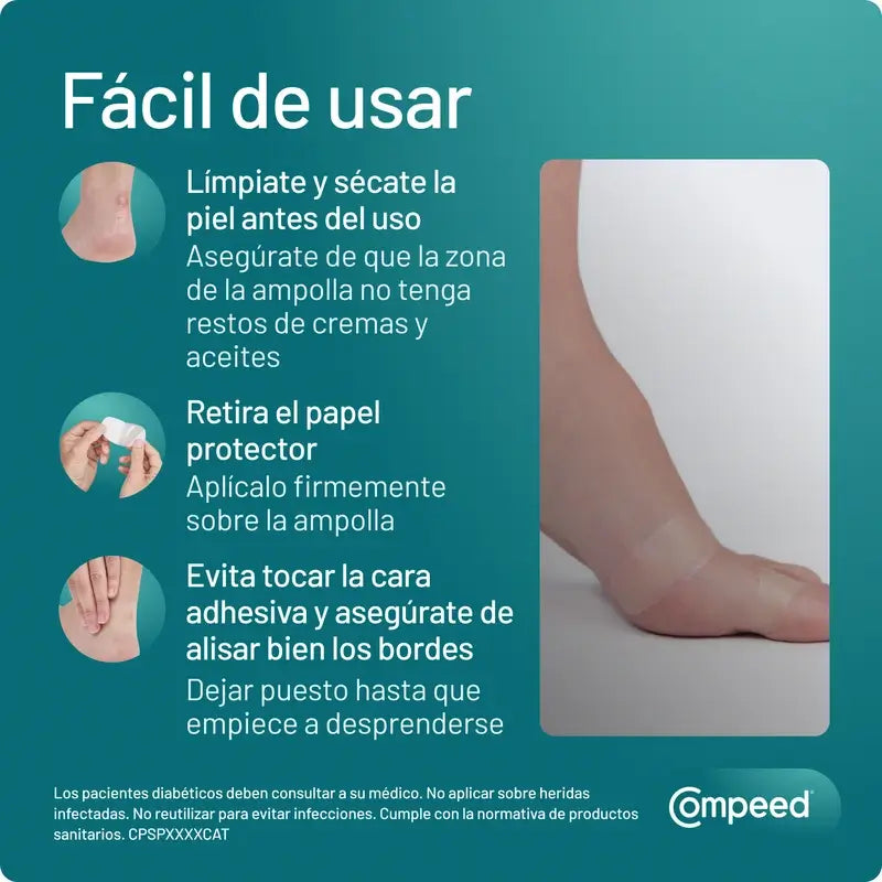 Compeed Pack Apósito Dedos Pies, 3x8 Unidades