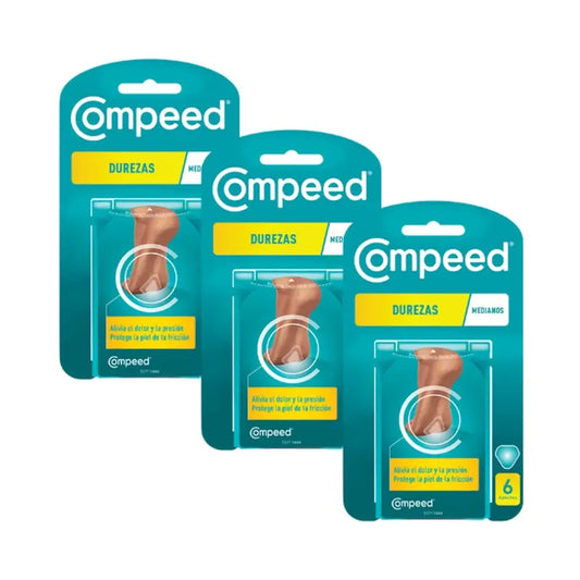 Compeed Pack Apósito Dureza Mediana, 3x6 Unidades